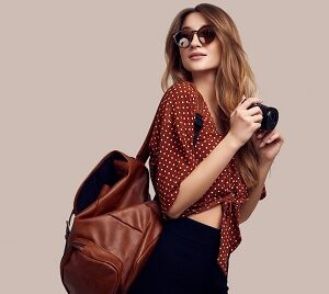 Women's Leather Backpack